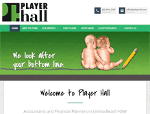 Tablet Screenshot of playerhall.com